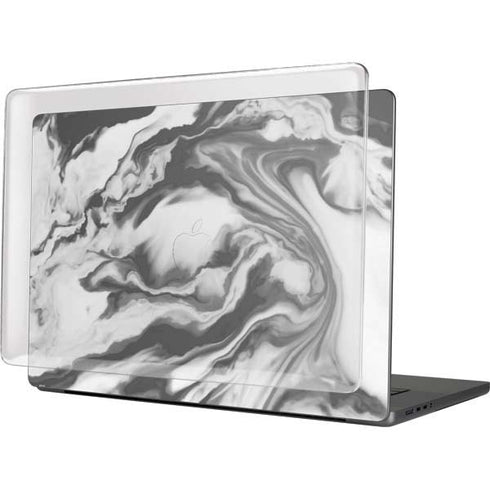 Grey Marble Ink MacBook Pro 16in (2021-25) Case plus Skin