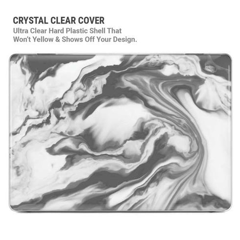 Grey Marble Ink MacBook Pro 16in (2021-25) Case plus Skin