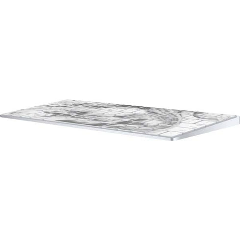 Grey Marble Ink Magic Keyboard Skin
