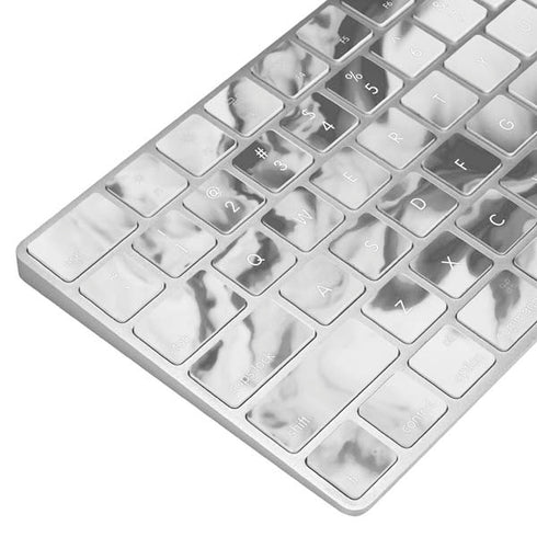Grey Marble Ink Magic Keyboard Skin