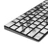 Grey Marble Ink Magic Keyboard with Numeric Keypad Skin