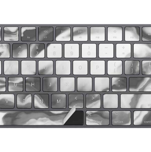 Grey Marble Ink Magic Keyboard with Numeric Keypad Skin
