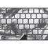 Grey Marble Ink Magic Keyboard with Numeric Keypad Skin