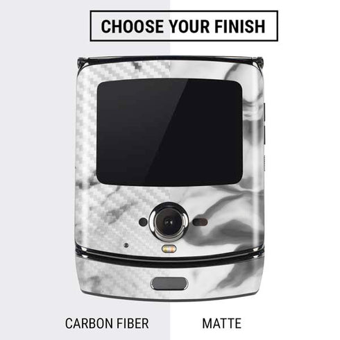 Grey Marble Ink Motorola RAZR Skin