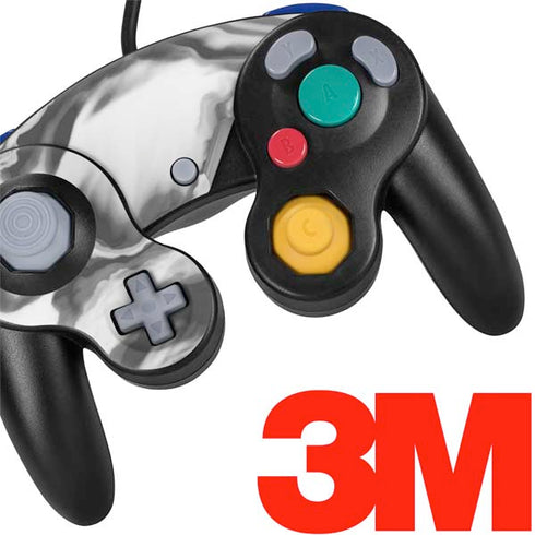 Grey Marble Ink Nintendo GameCube Controller Skin