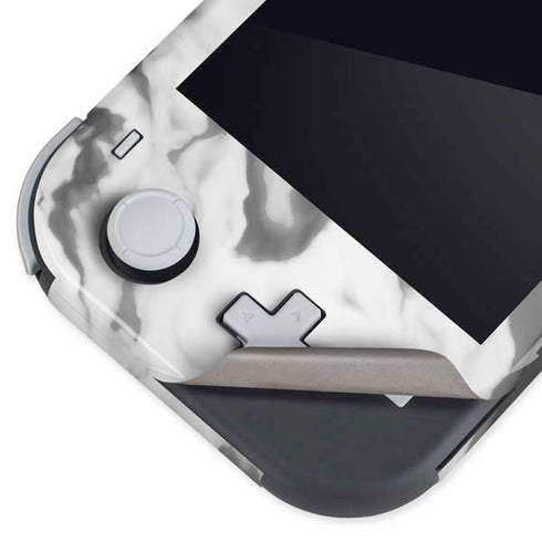 Grey Marble Ink Nintendo Switch Lite Skin