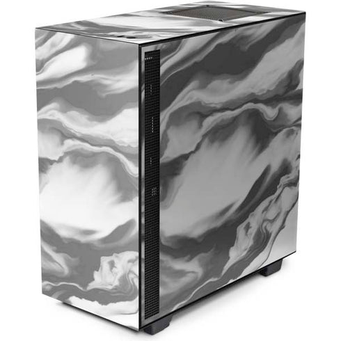 Grey Marble Ink NZXT H510 Compact ATX Mid-Tower Case Skin