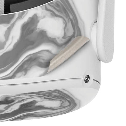 Grey Marble Ink Oculus Quest 2 Skin