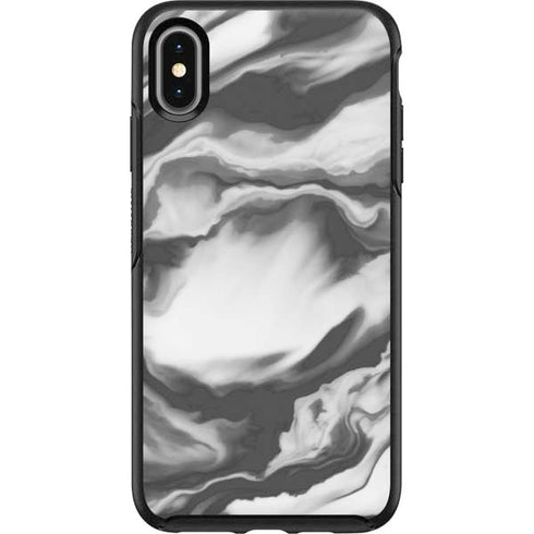 Grey Marble Ink Otterbox Symmetry iPhone Skin