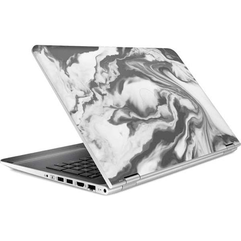 Grey Marble Ink HP Pavilion Skin