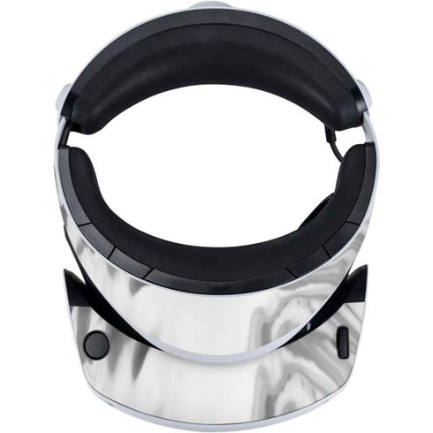 Grey Marble Ink PlayStation VR2 Skin