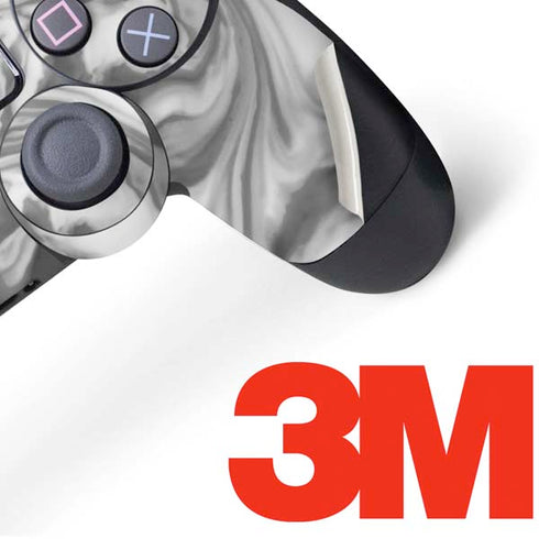 Grey Marble Ink PS4 Controller Skin