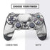 Grey Marble Ink PS4 Controller Skin