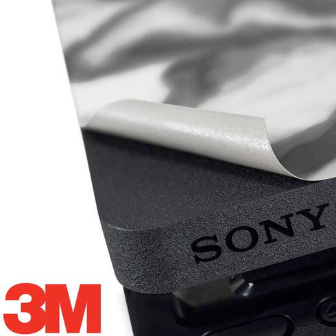 Grey Marble Ink PS4 Slim Bundle Skin