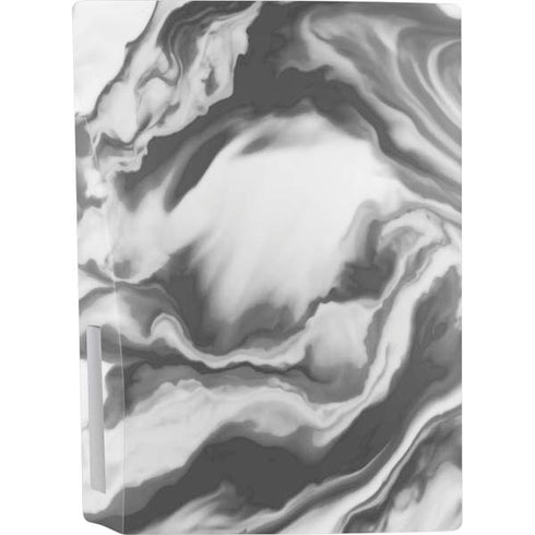 Grey Marble Ink PS5 Console Skin
