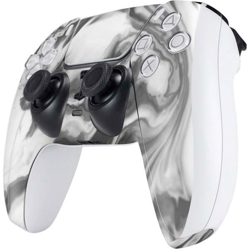 Grey Marble Ink PS5 Controller Skin