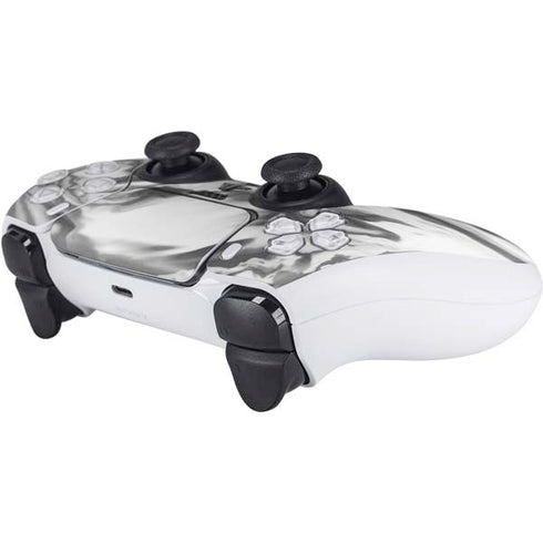 Grey Marble Ink PS5 Controller Skin