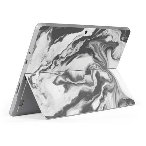 Grey Marble Ink Surface Go Skin