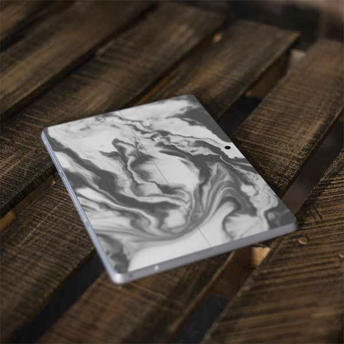 Grey Marble Ink Surface Go Skin