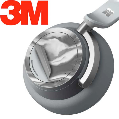 Grey Marble Ink Surface Headphones Skin