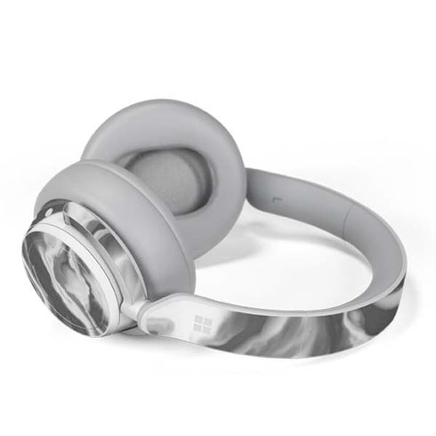 Grey Marble Ink Surface Headphones Skin