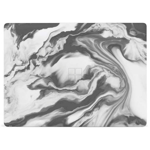 Grey Marble Ink Surface Laptop 3 13.5in Skin
