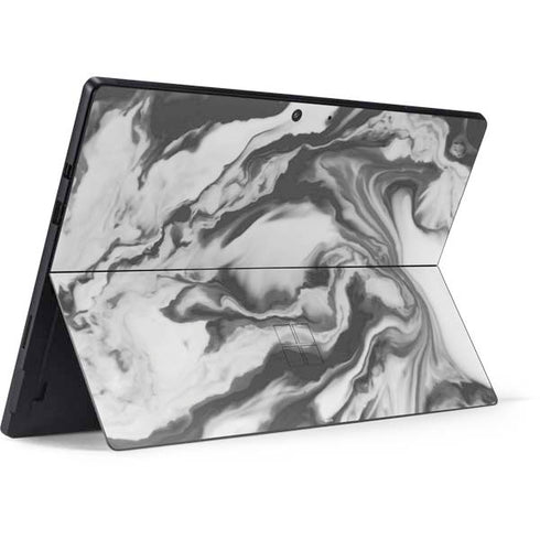 Grey Marble Ink Surface Pro 7 Skin