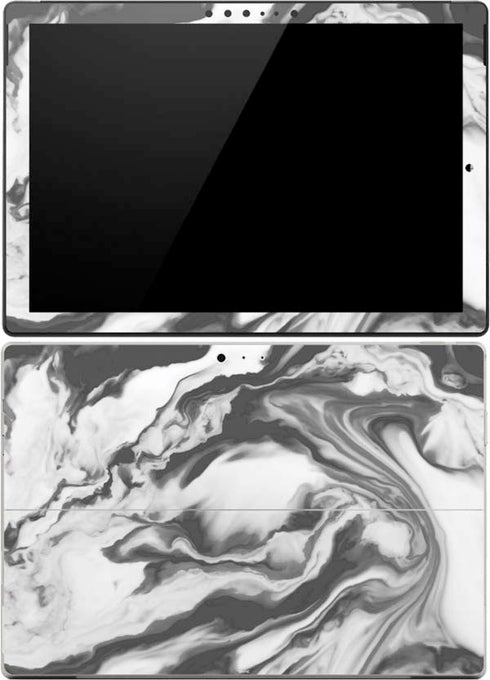 Grey Marble Ink Surface Pro (2017) Skin