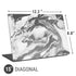 Grey Marble Ink Universal Laptop 15in (12.2 x 8.8in) Skin