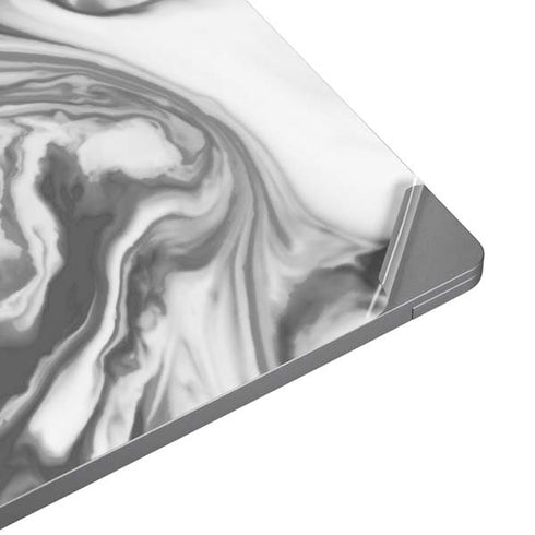 Grey Marble Ink Universal Laptop 15in (12.2 x 8.8in) Skin