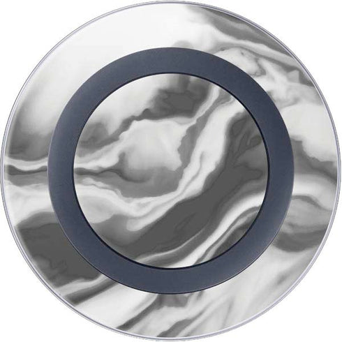 Grey Marble Ink Wireless Charger Skin