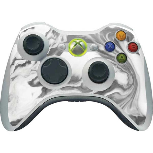 Grey Marble Ink Xbox 360 Wireless Controller Skin