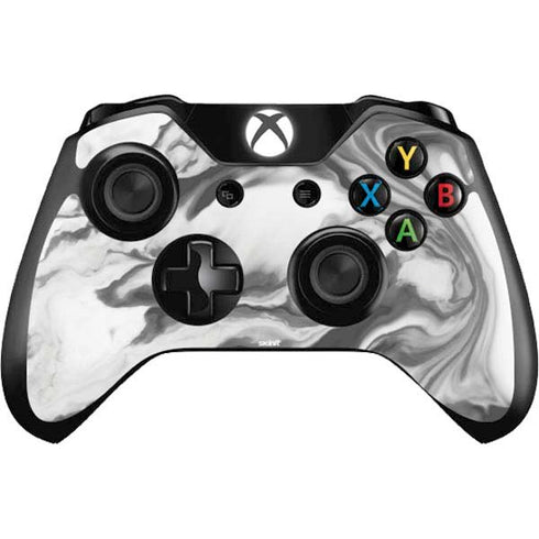Grey Marble Ink Xbox One Controller Skin