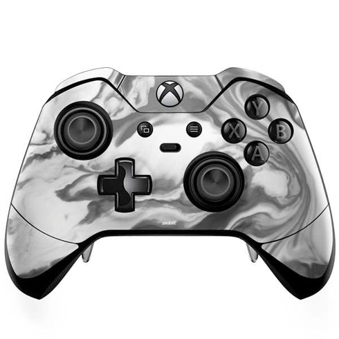Grey Marble Ink Xbox One Elite Controller Skin