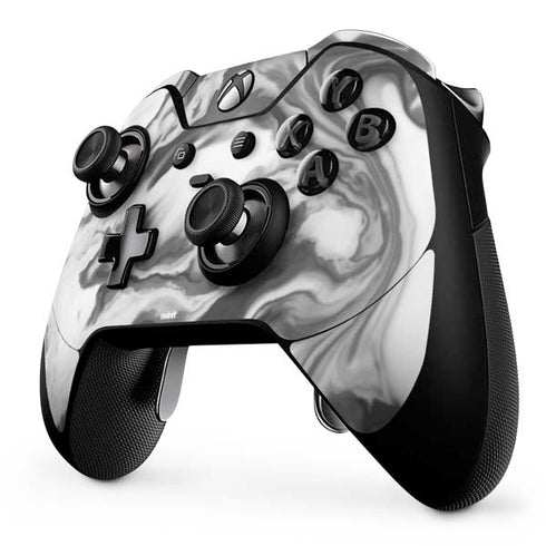 Grey Marble Ink Xbox One Elite Controller Skin