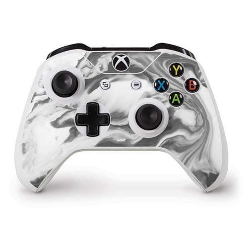 Grey Marble Ink Xbox One S Controller Skin