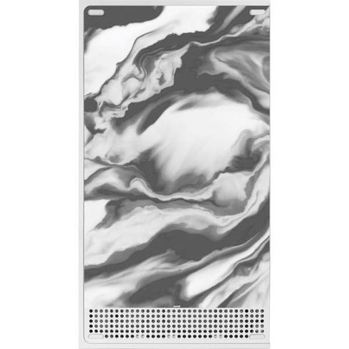 Grey Marble Ink Xbox Series S Console Skin