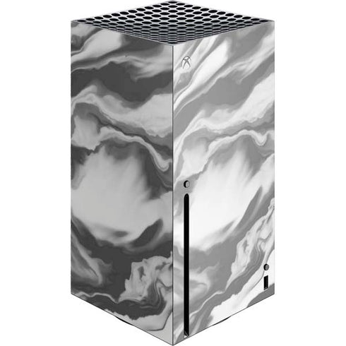 Grey Marble Ink Xbox Series X Console Skin