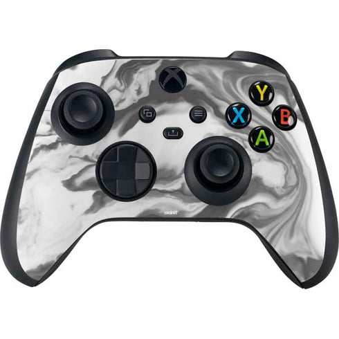 Grey Marble Ink Xbox Series X Controller Skin