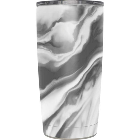 Grey Marble Ink Yeti 20oz Tumbler Skin