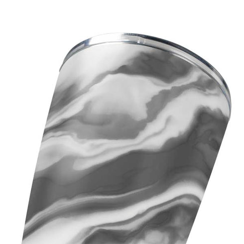 Grey Marble Ink Yeti 20oz Tumbler Skin