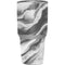 Grey Marble Ink Yeti 30oz Rambler Tumbler Skin
