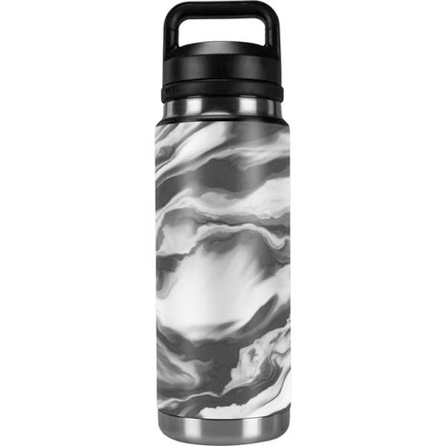 Grey Marble Ink YETI Rambler 26oz Bottle Skin