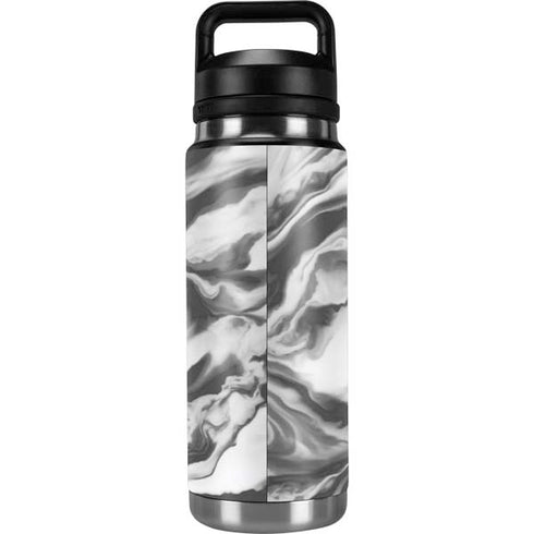 Grey Marble Ink YETI Rambler 26oz Bottle Skin