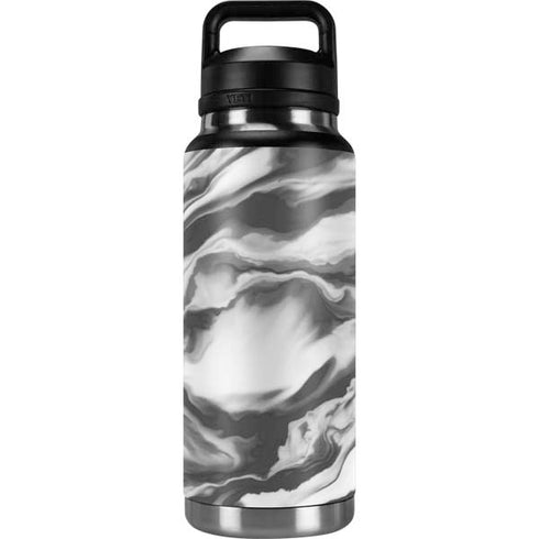 Grey Marble Ink YETI Rambler 36oz Bottle Skin