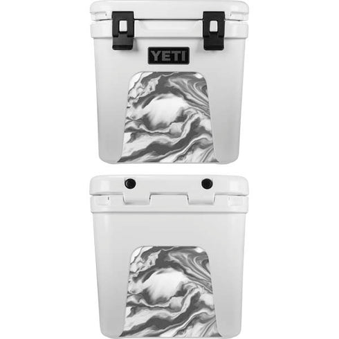 Grey Marble Ink YETI Roadie 24 Hard Cooler Skin