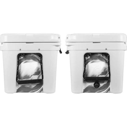 Grey Marble Ink YETI Tundra 35 Hard Cooler Skin