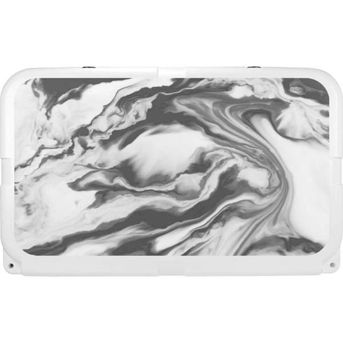 Grey Marble Ink YETI Tundra 45 Hard Cooler Skin