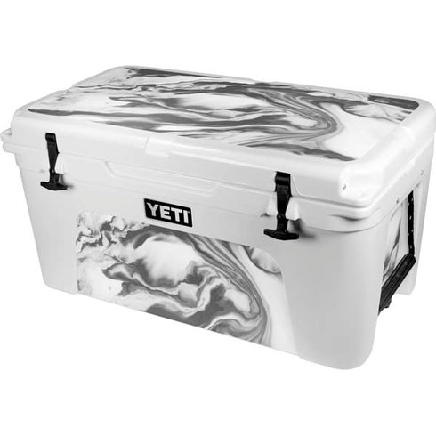 Grey Marble Ink YETI Tundra 65 Hard Cooler Skin