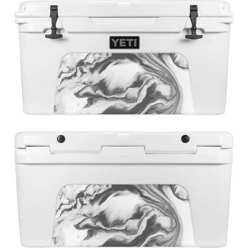Grey Marble Ink YETI Tundra 65 Hard Cooler Skin